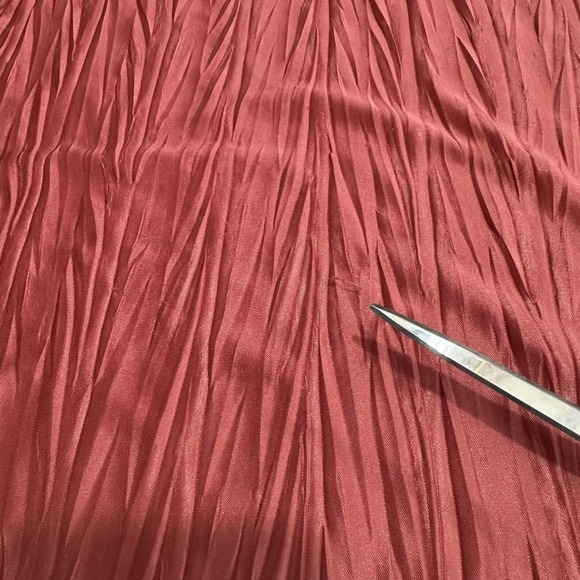 Chico's Orange Coral Crinkle Tank Top Sleeveless Round Neck Women's 2 US L - Picture 7 of 10